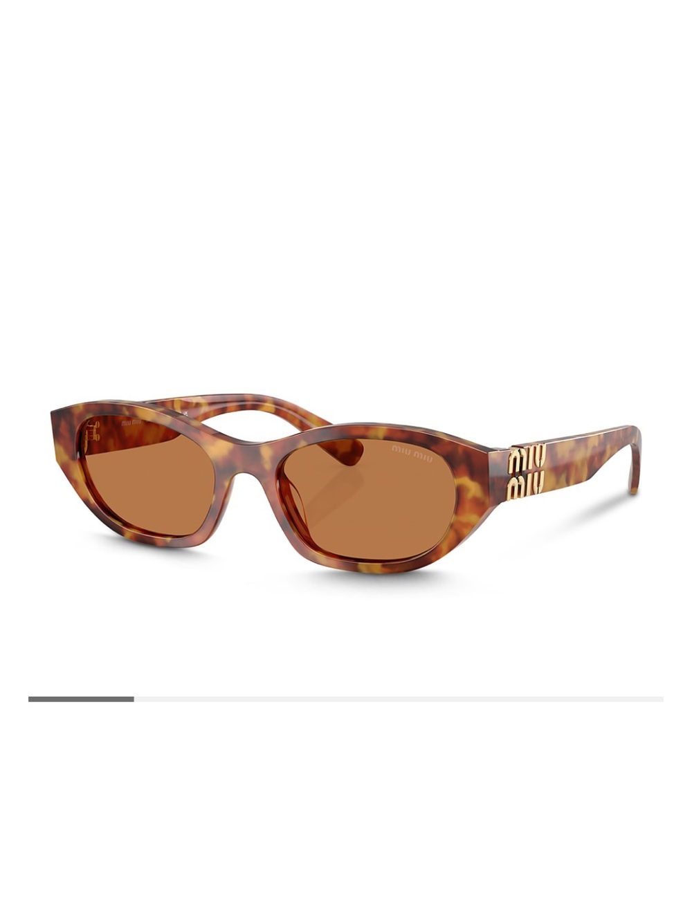 NWOT Best Selling Miu Miu A03S Tortoise Frame Sunglasses